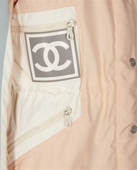 chanel ski coat|chanel pants.